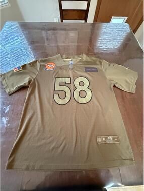 Men's Nike Von Miller #58 Broncos 1Salute to Service Jersey Sz Medium